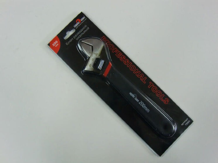 Ключ разводной 200мм шкальный PROFFI Сервис Ключ