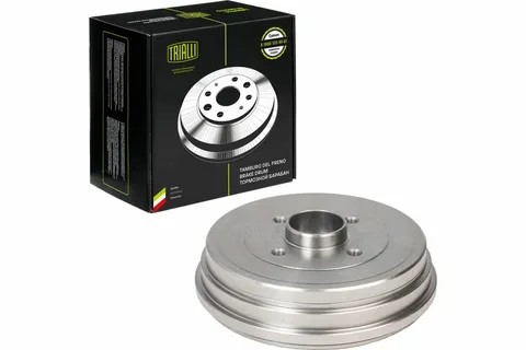 Барабан задний 2180 чугун с подшипником и кольцом ABS Trialli (2шт) D-203