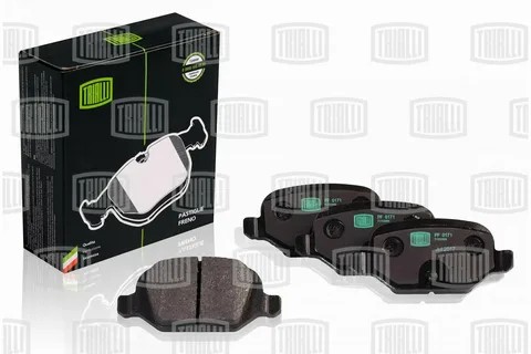 Колодки задние тормозные 2180,2190 дисковые Trialli
