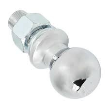 Шар на прицеп с гайкой хром