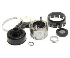 Шарнир шрусового кардана в сборе ДУБЛЬ (пластик.пыльник) без стопора без шайбы