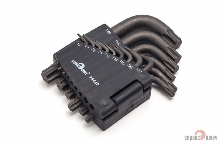 Набор  Г-обр.звездочек torx Т6-60 15 предметов Сервис Ключ