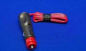 Штекер в прикуриватель с проводами Автоэлектроника (крас.нос)