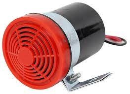 Сигнал заднего хода 12/24V красный SKYWAY