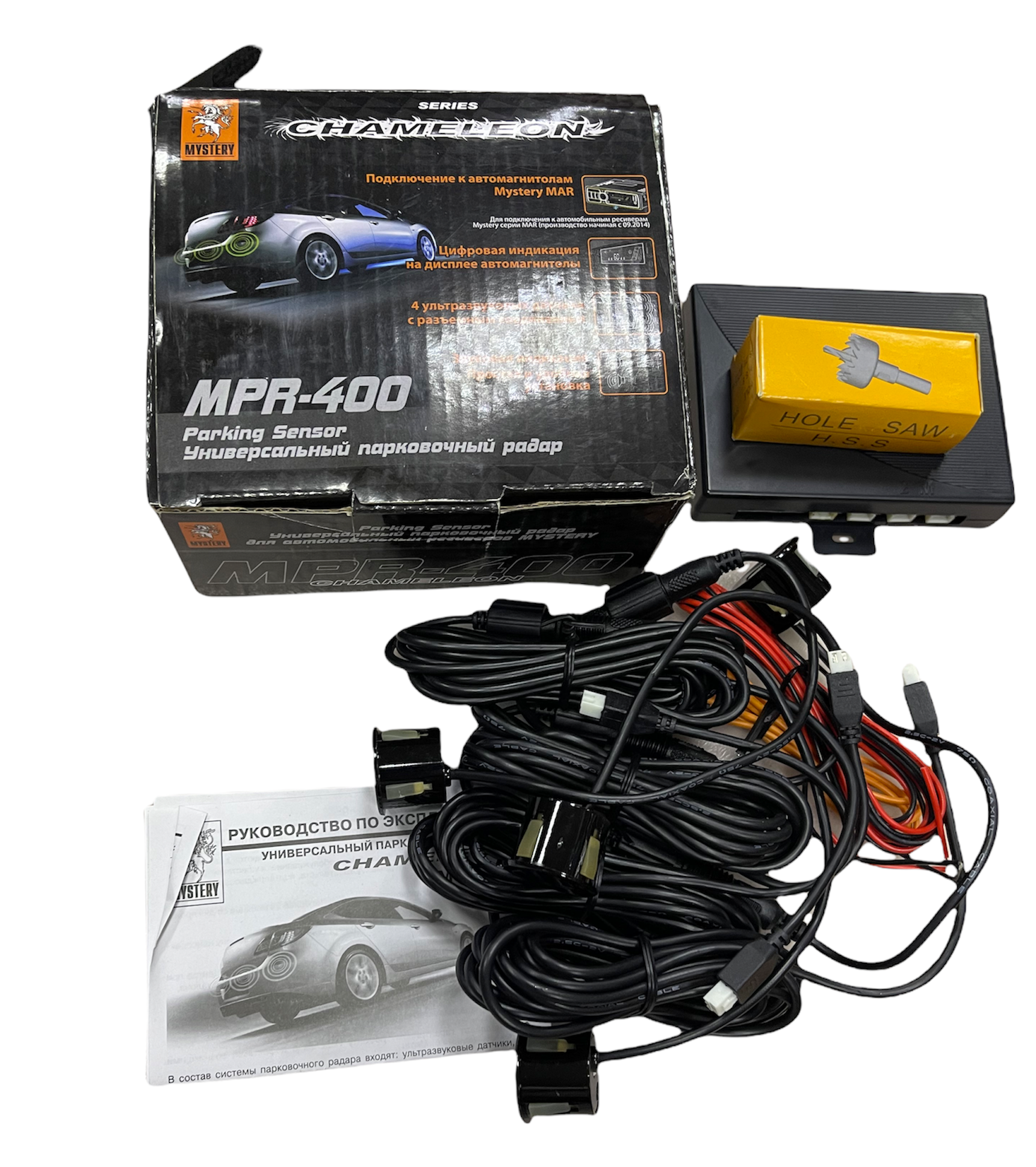 Парктроник Mystery CHAMELEON MPR-400 (подключение к любой магнитоле MYSTERY MAR)