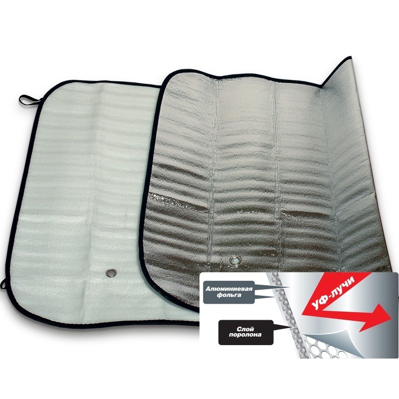 Солнцезащита (шторка на лобовое стекло) SH-105F-S 130x60см