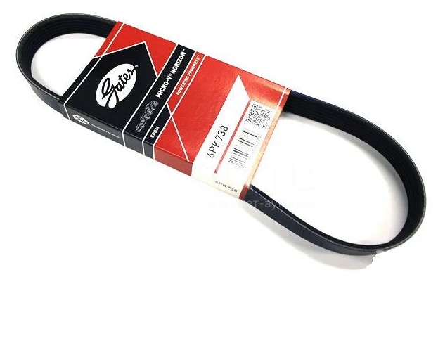 Ремень генератора (738) 2170  ЭУР без кондиц.GATES