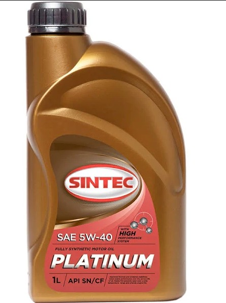 Масло SINTEC Platinum 7000 5W40 SN/CF A3/B4 синт. 1л