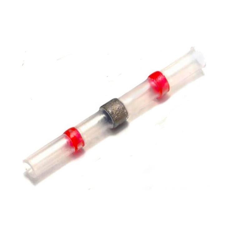 Гильза термоусаживаемая  красная с оловом L-40мм (под провод 0,5-1,5мм)