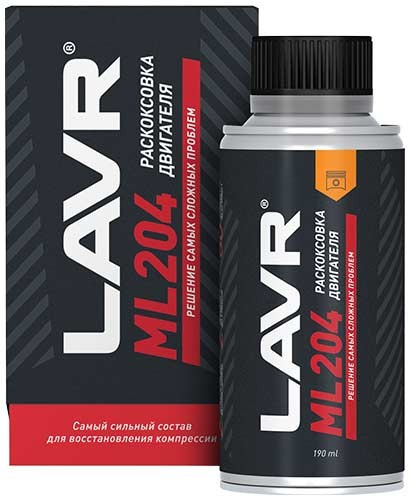 Раскоксовыватель двигателя LAVR ML-204 190мл для сложных (1 час)
