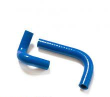 Патрубки печки 2101 (2шт) силикон синие CS-20