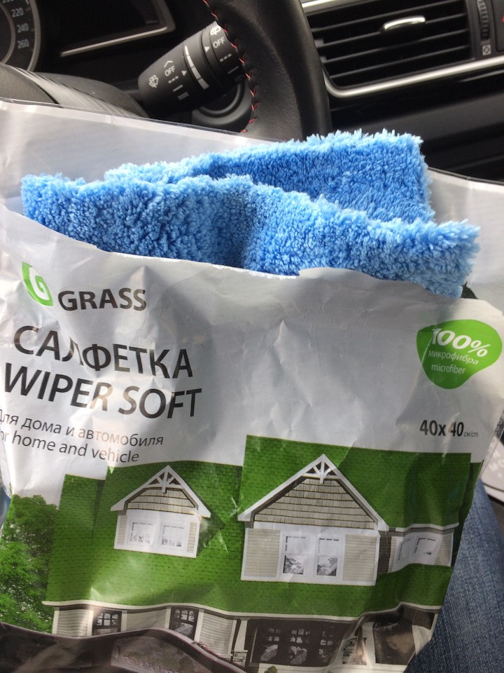 Салфетка микрофибра GRASS Wiper Soft 40*40см