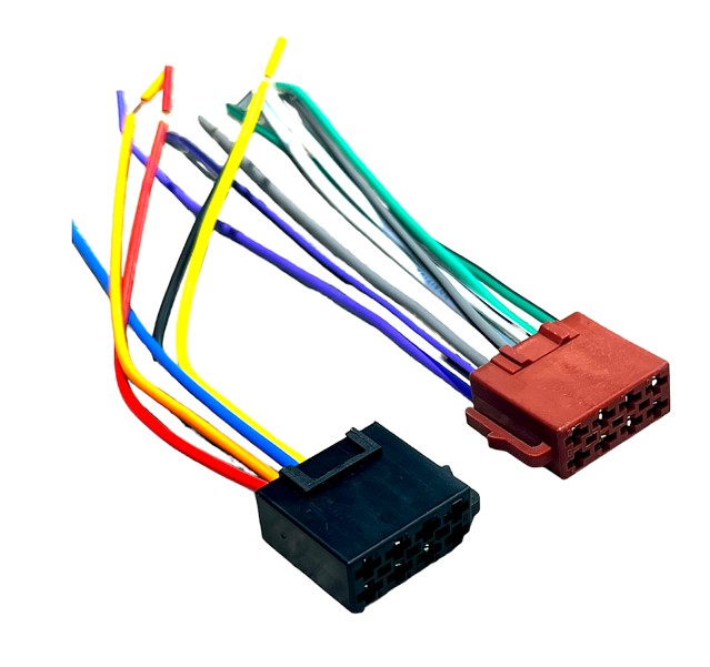 Разъем автомагнитолы Евро ISO мама (раздельные акустика питание)