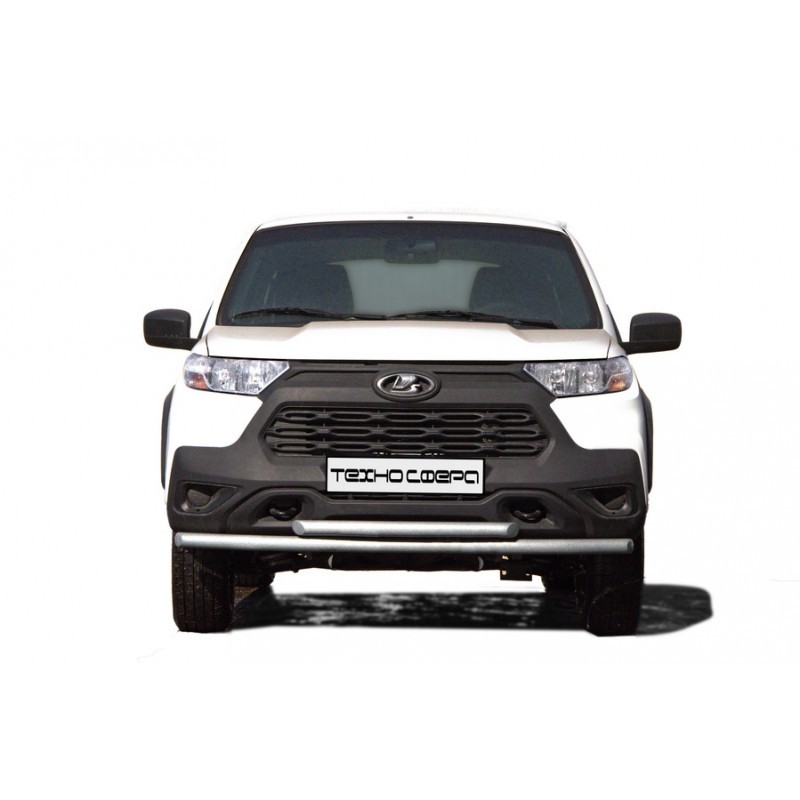 Кенгурятник Нива TRAVEL труба двойная черный