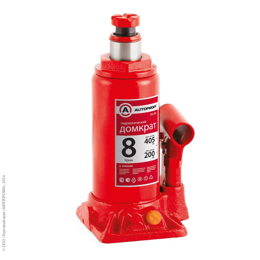 Домкрат гидравлический  8т (200-405мм) AUTOPROFI