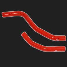 Патрубки печки Калина силикон красные