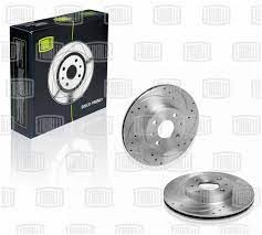 Диск тормозной на d14 (2110-12) с канавкамиTrialli