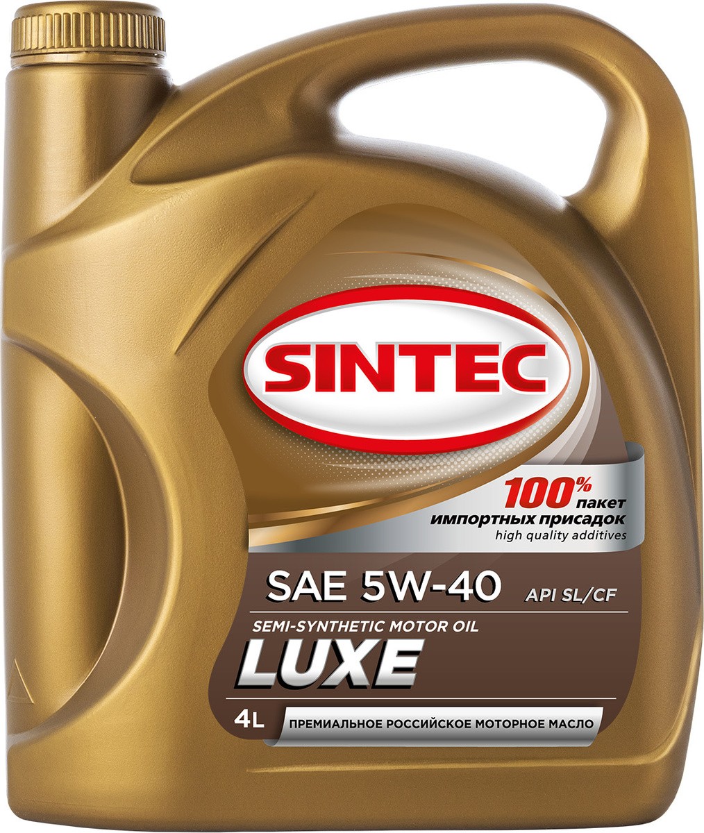 Масло SINTEC LUXE 5W40 SL/CF п/с 4л