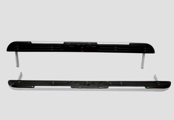 Подножки 2131 с пластиковой накладкой 4х4 снег