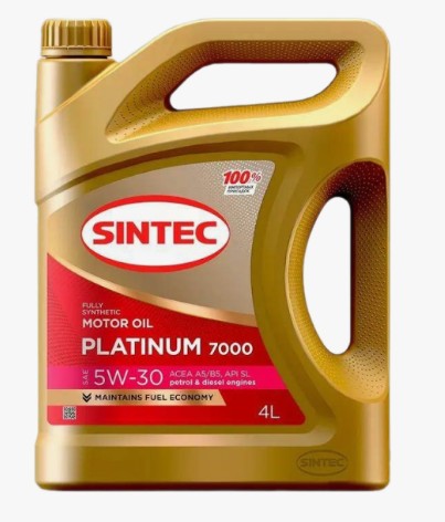 Масло SINTEC Platinum 7000 5W30 SL/CF A3/B4 синт. 4л