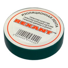 Изолента  ПВХ  REXANT  зеленая 15х20м