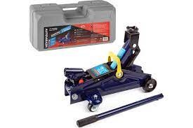 Домкрат подкатной гидравлический 2т (135-300мм) AUTOVIRAZH в кейсе