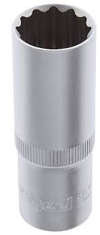 Головка  глубокая (12 граней) 21мм Steel