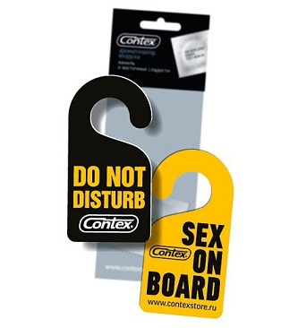 Освежитель подвесной бумажный CONTEX SEX on board