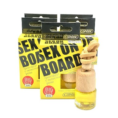 Освежитель подвесной бутылочка CONTEX Sex on board