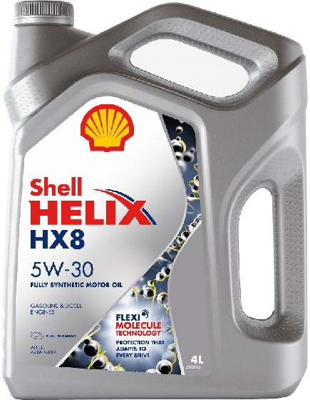 Масло SHELL HX8 5W30 SL A3/B4 4л