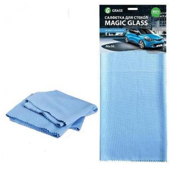 Салфетка GRASS Magic Glass для стекла 40*50см