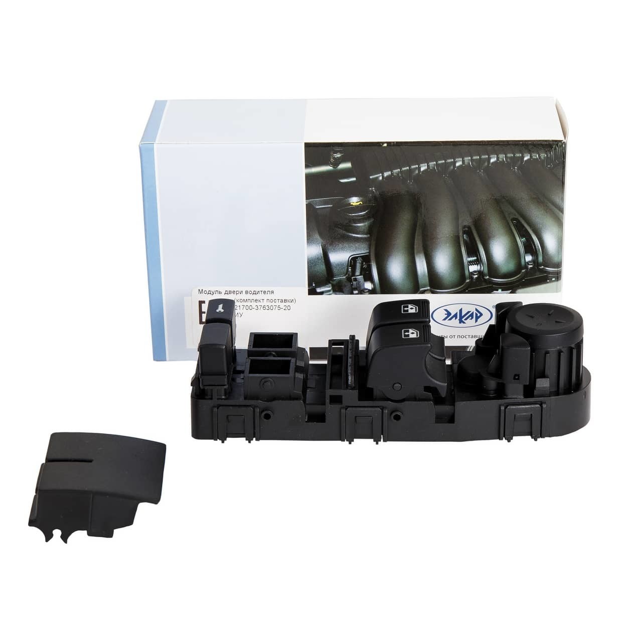 Блок управления стеклопод.2170 2 кнопки НПП Элкар