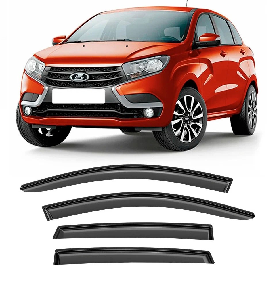 Ветровики (дефлекторы двери) LADA XRAY