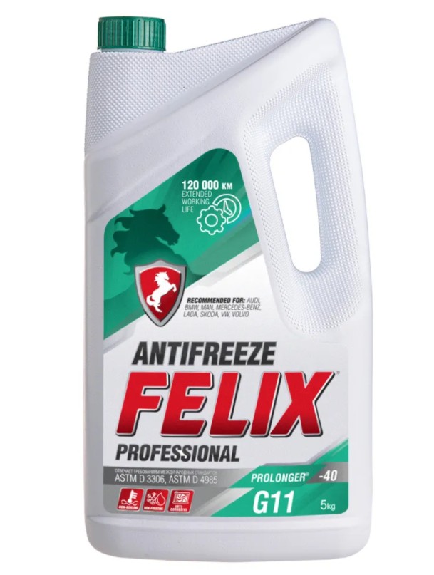 Антифриз  FELIX Prolonger G-11 зеленый 5л