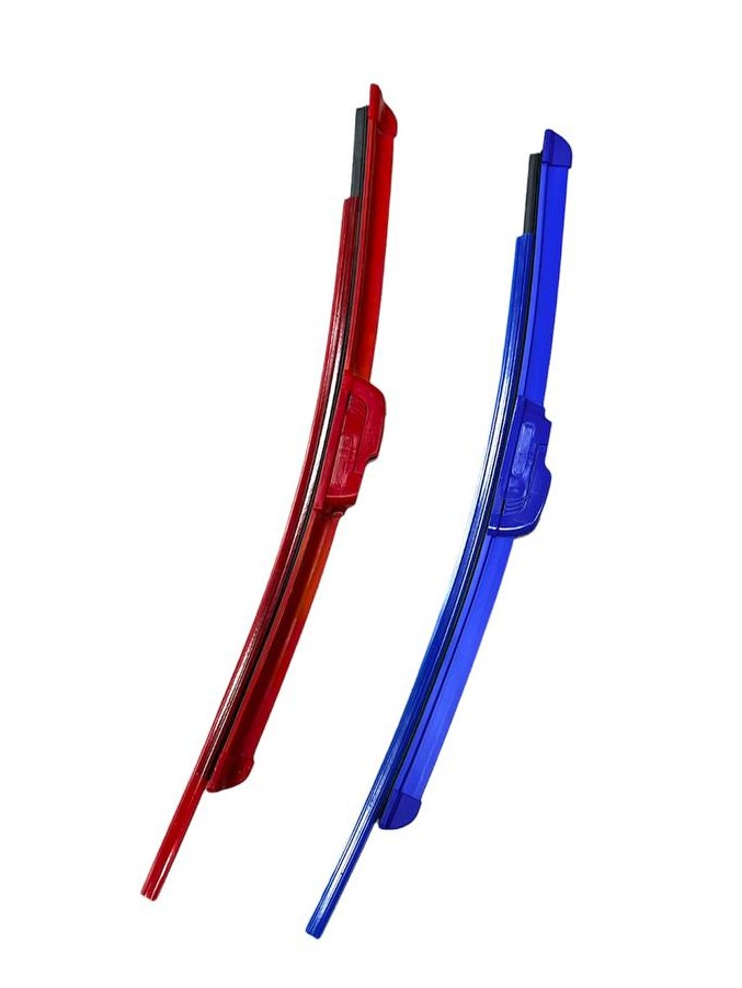 Щетка стеклоочистителя бескаркасная 35см 1 красный