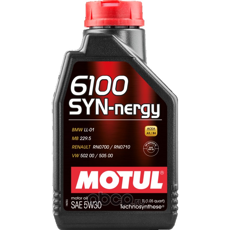 Масло Motul  6100 Syn-Nergy 5W30 1л