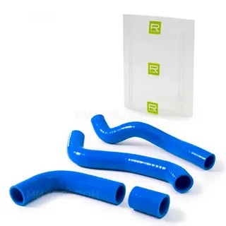 Патрубки (блистер) 21082 синие силикон RADDO
