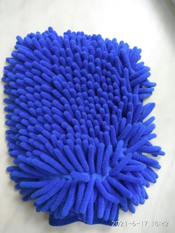 Рукавичка для мытья машин NOVA-PRO шиншилла