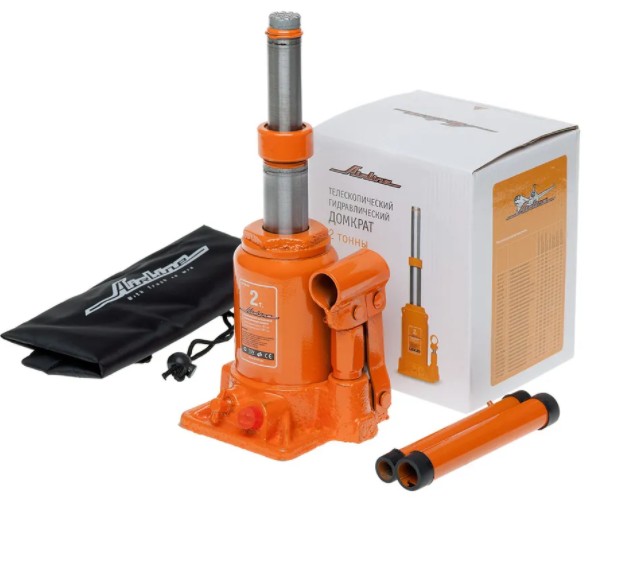 Домкрат гидравлический  2т (161-387мм) AIRLINE телескопический