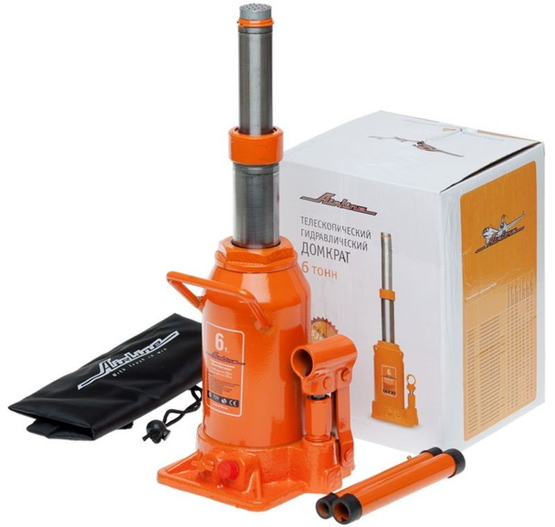 Домкрат гидравлический  6т (230-480мм) AIRLINE телескопический