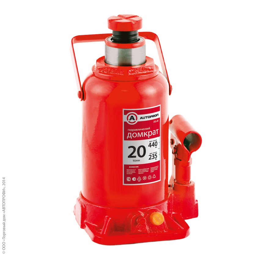 Домкрат гидравлический 20т (235-440мм) AUTOPROFI