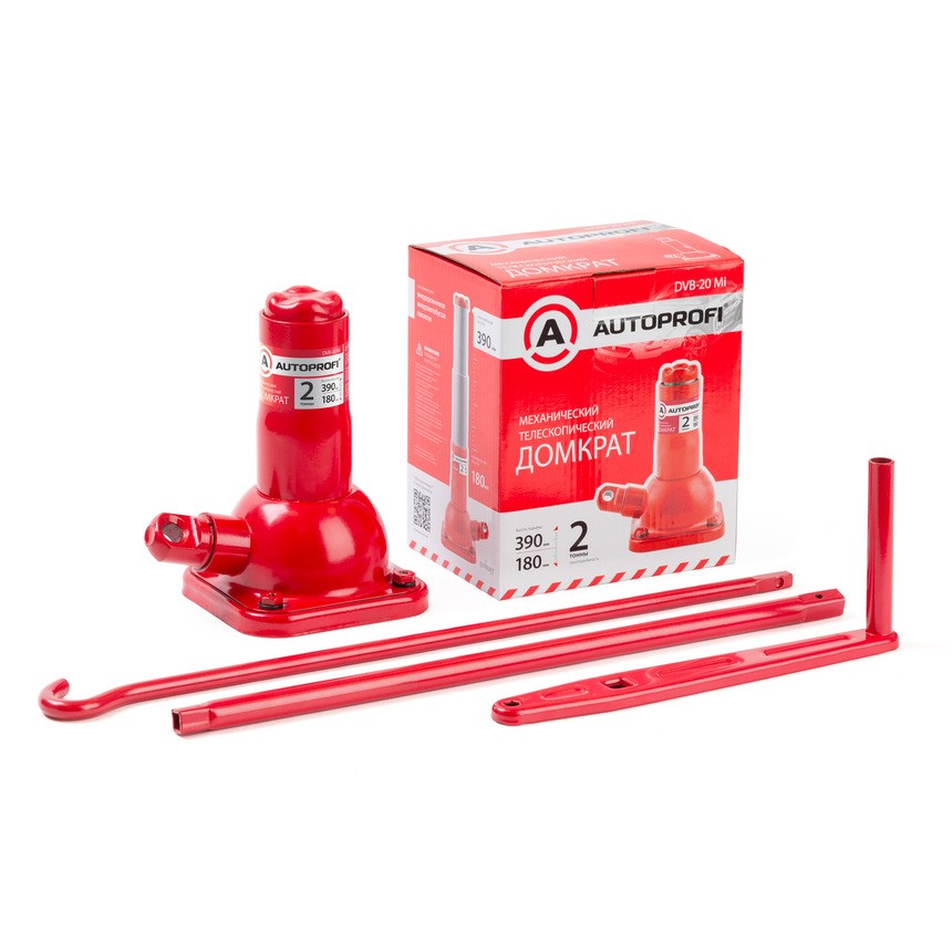 Домкрат механический AUTOPROFI (180-390мм)