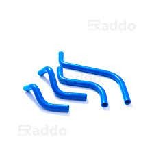 Патрубки печки 2109 силикон синие RADDO