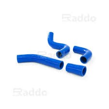 Патрубки (блистер) 21073 синие силикон RADDO