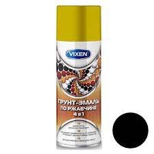 Грунт по ржавчине черный 520мл VIXEN