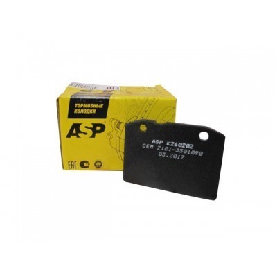 Колодки передние тормозные 2101 ASP