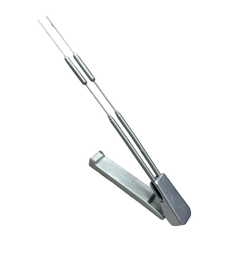 Сабля на бампер Ларгус FL левая верхняя (икс) ориг.