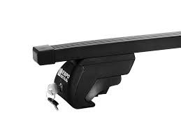 Багажник на рейлинги Евро Деталь 135см (крепление с замком)