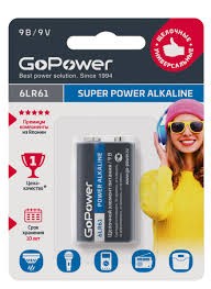 Батарейка GoPower КРОНА