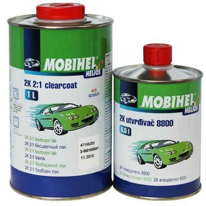 Лак MOBIHEL 2K 1л отвердитель 0.5л
